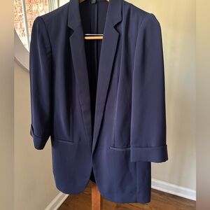 Express Midnight Blue Suit Jacket